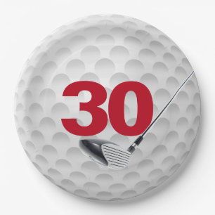 30e verjaardag Golf Ball Design Bord