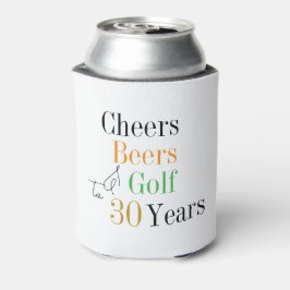 30e verjaardag Golf Cheers Beers Party Blikjeskoeler