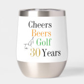 30e verjaardag Golf Party Cheers Bieren (Achterkant)