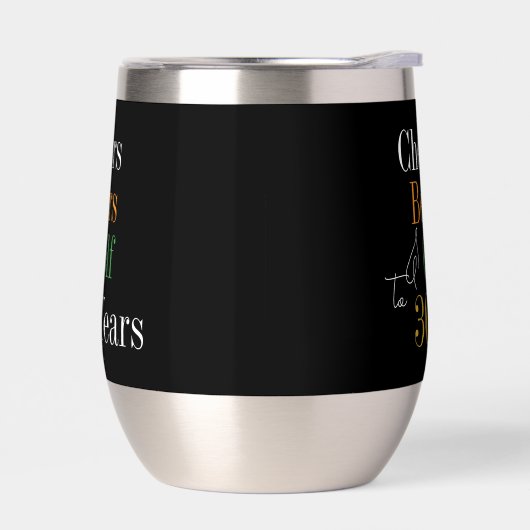 30e verjaardag Golf Party Cheers Bieren Zwart Goud (Links)