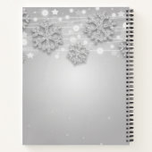 30e verjaardag Guestbook Silver Winter Notitieboek (Achterkant)