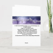 30e verjaardag Happy Birthday Kaart Design 2 (Achterkant)