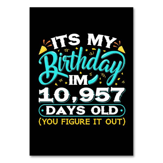 30e verjaardag | Het is mijn 30e verjaardag Kaart (Voorkant)