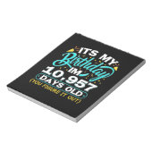 30e verjaardag | Het is mijn 30e verjaardag Notitieblok (Linkerzijde)