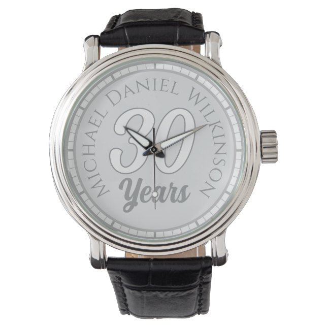 30e verjaardag horloge (Voorkant)