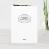 30e verjaardag Humor op zwarte kaart (Achterkant)