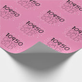 30e verjaardag inpakpapier ongebruikelijke dagen o (Hoek)