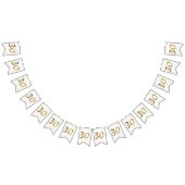 30e verjaardag Jubileum gouden nummer op de bruilo Vlaggetjes (Alle)