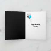 30e verjaardag kaarsen kaart (Binnen)