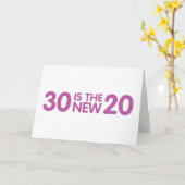 30e verjaardag kaart (Gele Bloem)