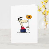 30e verjaardag kaart (Gele Bloem)