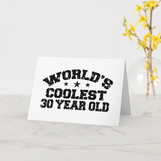 30e verjaardag kaart (Gele Bloem)