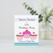 30e verjaardag kaart (Staand voorkant)