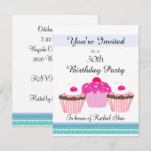 30e verjaardag kaart (Voorkant / Achterkant)