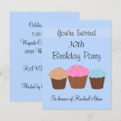 30e verjaardag kaart (Voorkant / Achterkant)