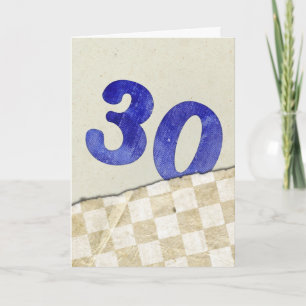 30e verjaardag kaart