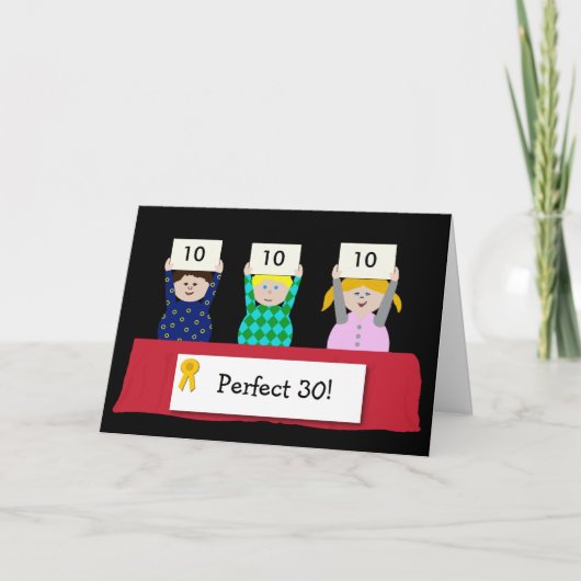 30e verjaardag kaart (Voorkant)