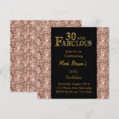 30e verjaardag kaart (Voorkant / Achterkant)