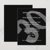 30e verjaardag kaart (Voorkant / Achterkant)