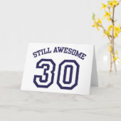 30e verjaardag kaart (Gele Bloem)
