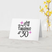 30e verjaardag kaart (Gele Bloem)