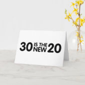 30e verjaardag kaart (Gele Bloem)