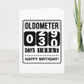 30e verjaardag Kaart Oldometer (Voorkant)