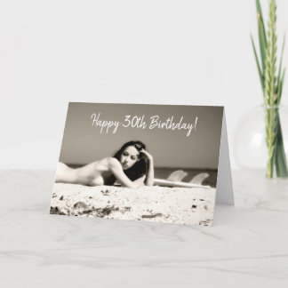 30e verjaardag Kaart voor alleenstaande man