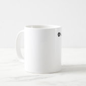 30e verjaardag koffie mok (Voorkant links)