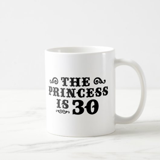 30e verjaardag koffiemok (Rechts)