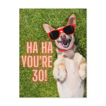 30e verjaardag lachen