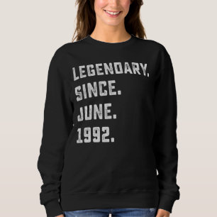 30e verjaardag Legendary sinds juni 1992 30 jaar Trui