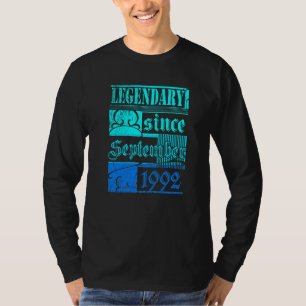 30e verjaardag Legendary sinds september 1992 Vint T-shirt