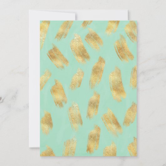 30e verjaardag Luau-uitnodigingen | Roze en goud Kaart (Achterkant)