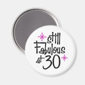 30e verjaardag magneet (Voorkant / Achterkant)