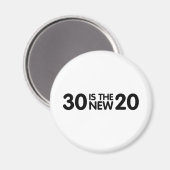 30e verjaardag magneet (Voorkant / Achterkant)