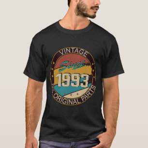 30e verjaardag Man Vrouw 30 jaar 1993 Decoratief T-shirt