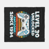 30e verjaardag man vrouw 30 jaar 1994 fleece deken (Voorkant (Horizontaal))