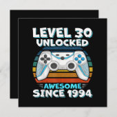 30e verjaardag Man Vrouw 30 jaar 1994 Kaart (Voorkant / Achterkant)