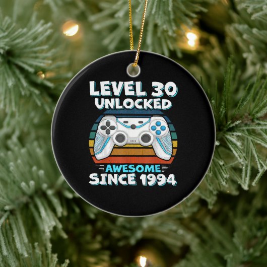 30e verjaardag Man Vrouw 30 jaar 1994 Keramisch Ornament (Boom)