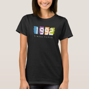 30e verjaardag Mannen dames 30 jaar 1992 60 T-shirt
