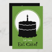 30e verjaardag - Margarita vs Cake Kaart (Voorkant / Achterkant)