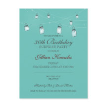 30e verjaardag Mason Jar Lights