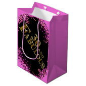 30e verjaardag medium cadeauzakje (Voorkant Gekanteld)