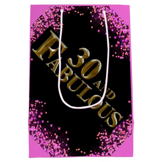 30e verjaardag medium cadeauzakje (Achterkant)