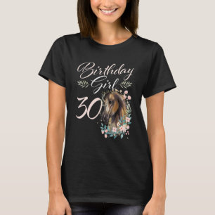 30e verjaardag meisje paard 30 jaar oud Bday T-shirt