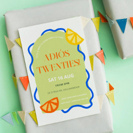 30e verjaardag Mexicaanse feest uitnodiging