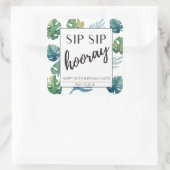 30e verjaardag Mini Wijn Label (Tas)