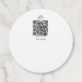 30e verjaardag Naam toevoegen Datum jaar zwart Bedankjes Labels (Achterkant)