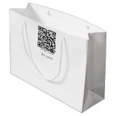 30e verjaardag Naam toevoegen Datum jaar zwart Groot Cadeauzakje (Achterkant Gekanteld)